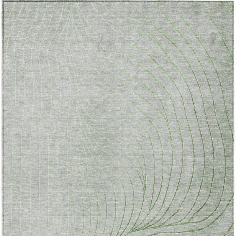 HomeRoots Abstract Transitional Rectangle Outdoor Rug