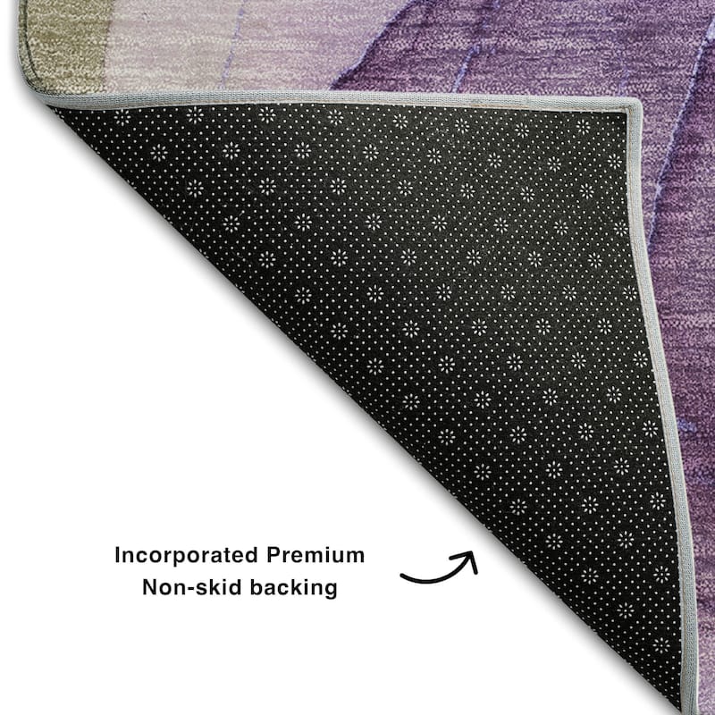 Premium Washable Super Soft Abstract Watercolor Mayfield Rug