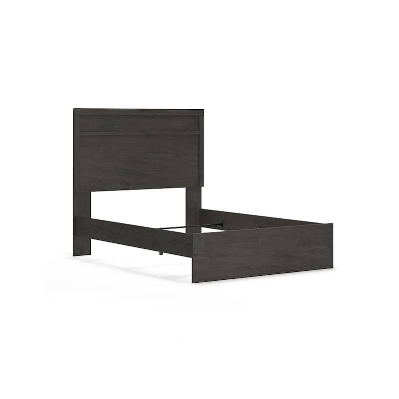 Belachime Black Panel Bed