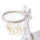 preview thumbnail 30 of 28, Indoor & Outdoor Toddler Freestanding Slide and Swing Set 3 in 1 with Basketball Hoops Combo