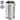 iTouchless 13 Gallon / 49 Liter Round Open Top Kitchen Trash Can with Wheels and Dual Odor Filters