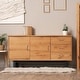 preview thumbnail 3 of 3, Leather Drawer Pull for Kitchen Bedroom Dresser Cupboard