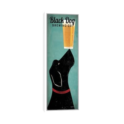 iCanvas "Black Dog Brewing Co." by Ryan Fowler Framed Canvas Print