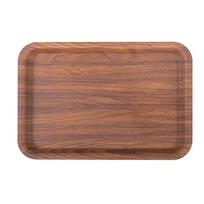 Luxe Party Mahogany Collection Serving Tray - 9.45" x 13.58" x 0.79"