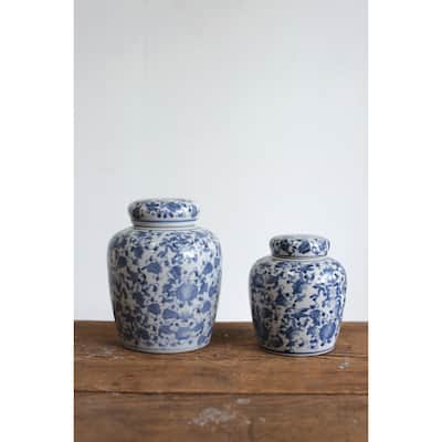 Ceramic Ginger Jar with Lid