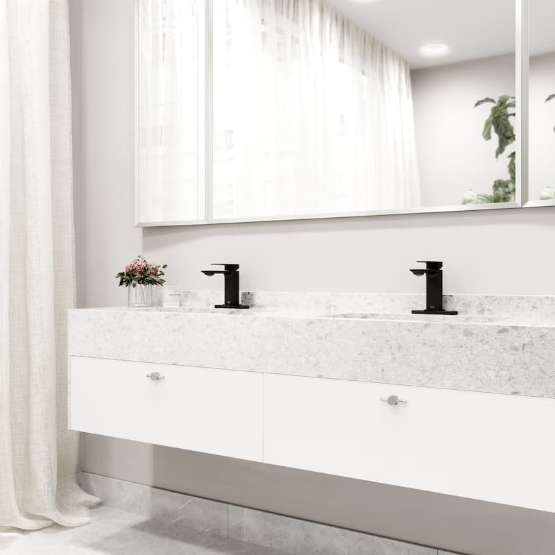 VIGO Dunn 6" H Single Handle Single Hole Bathroom Faucet