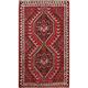 Tribal Geometric Shiraz Persian Area Rug Wool Handmade Carpet - 2'7