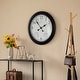 preview thumbnail 9 of 10, Large Outdoor Wall Clock Thermometer Combo, Waterproof Silent Garden Weather Station Home Indoor Patio Pool Black