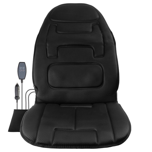 car seat vibrating massage cushion SKONYON Seat Cushion Massager with Heat and 6 Vibration Motors for Home main image 1