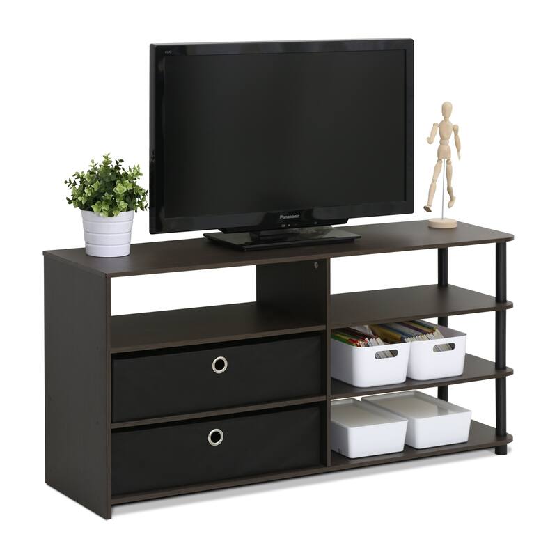 Porch & Den Astor Walnut Brown MDF TV Stand - Walnut