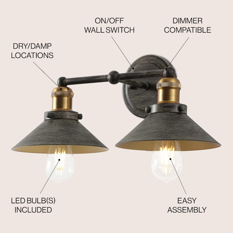 Florence Metal Shade Sconce, by JONATHAN Y