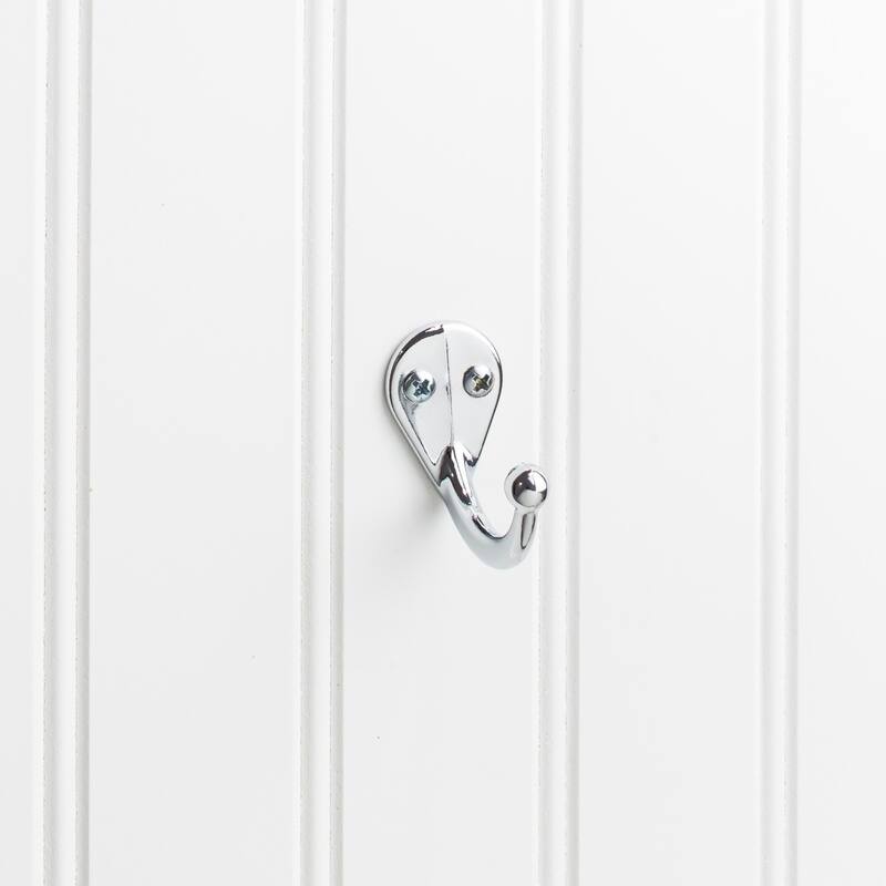 Elements Hooks Single Robe Hook - Polished Chrome
