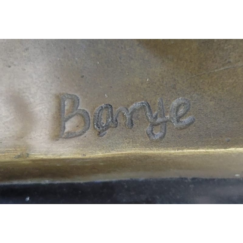 Barye “Monkey Family” Bronze Sculpture – Heartfelt Primate Scene On Marble Base