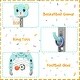 preview thumbnail 9 of 8, Adjustable Kids 3-in-1 Basketball Hoop Set Stand with Balls - 21.5" x 19.5" x 52.5"-62.5" (L x W x H)