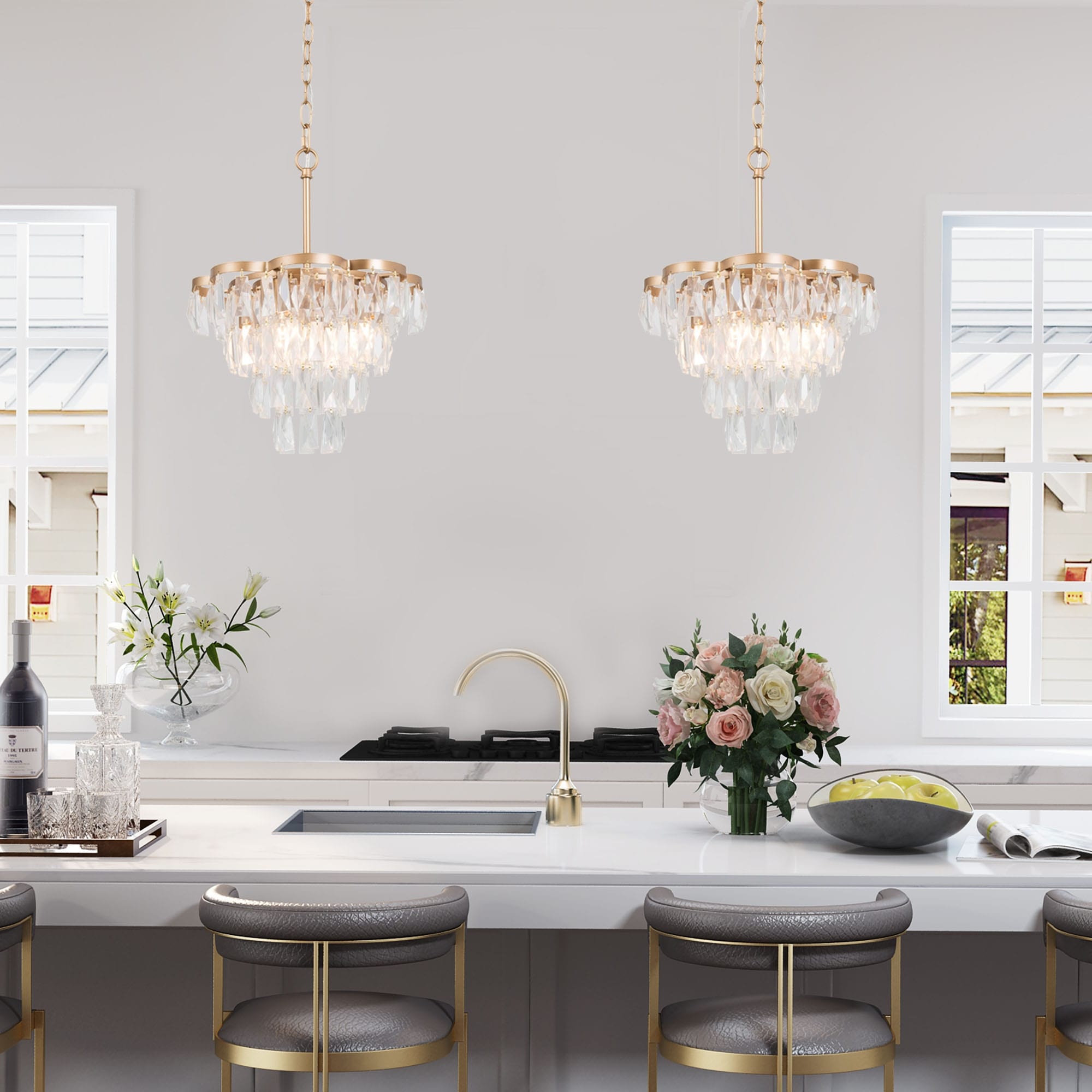 Crystal Pendant Lights Bed Bath Beyond