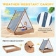 preview thumbnail 7 of 9, Costway Wooden Sandbox with Canopy Tent Design Fir Wood Frame 2 Bench - See Details