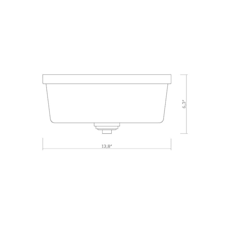 Bellevue Paula 3 Light 14" Wide Flush Mount Drum Ceiling Fixture
