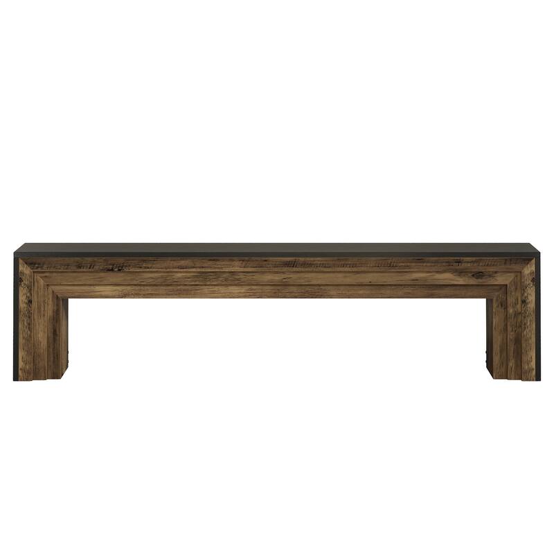 71" Extra Long Entryway Bench, Shoe Bench Seating for Hallway, End of Bed, Living Room, Sofa Back, Dining Room