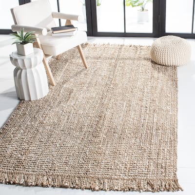 SAFAVIEH Handmade Natural Fiber Hanita Jute Fringe Rug