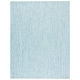 preview thumbnail 28 of 191, SAFAVIEH Courtyard Carolann Indoor/ Outdoor Waterproof Patio Backyard Rug 10' x 14' - Aqua/Grey