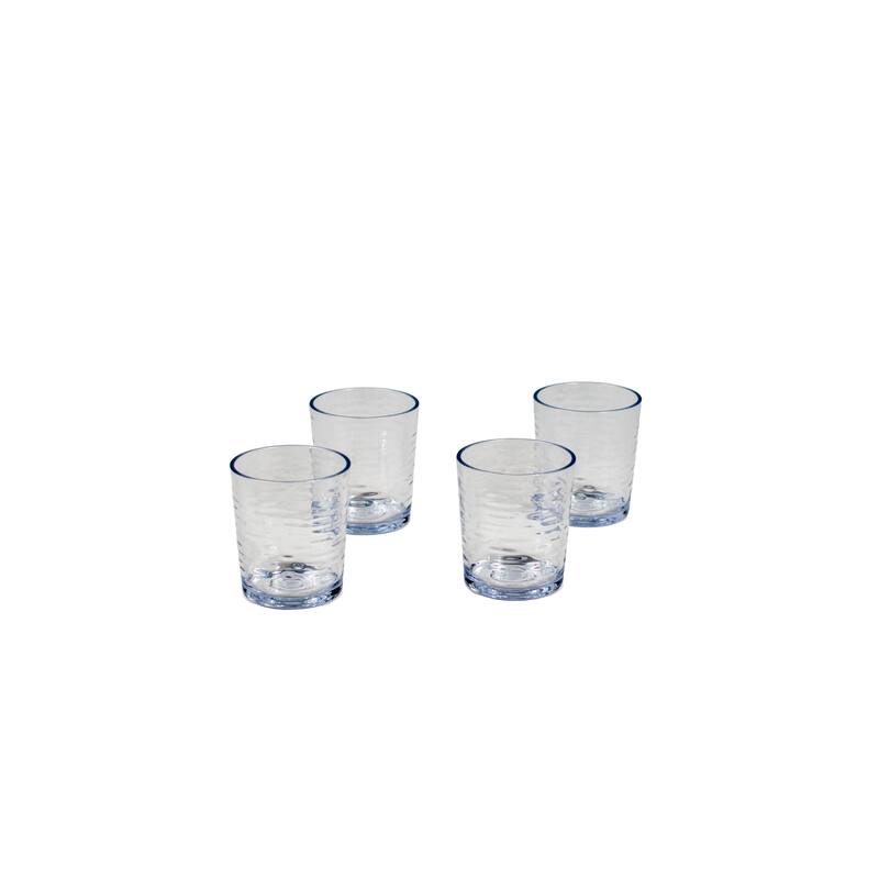 Abode Homewares Tritan Foundry Drinkware Set - Clear - 14.3 oz - Set of 4 - Set of 4
