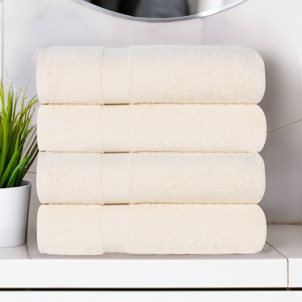 Superior Franklin Cotton Lightweight Bath Towel Set of 4