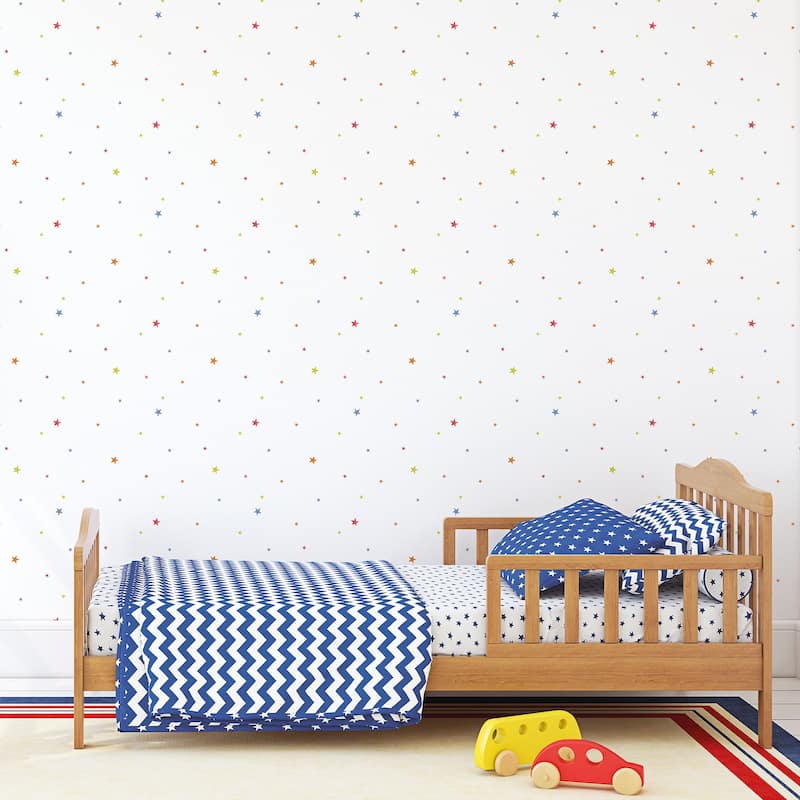 Galerie Wallcoverings Tiny Tots 2 Stars Non-woven Matte Wallpaper Roll