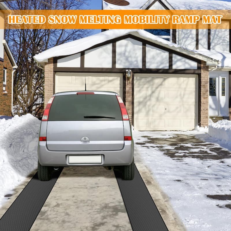 DoCred Heated Snow Melting Mat for Decks and Sidewalks