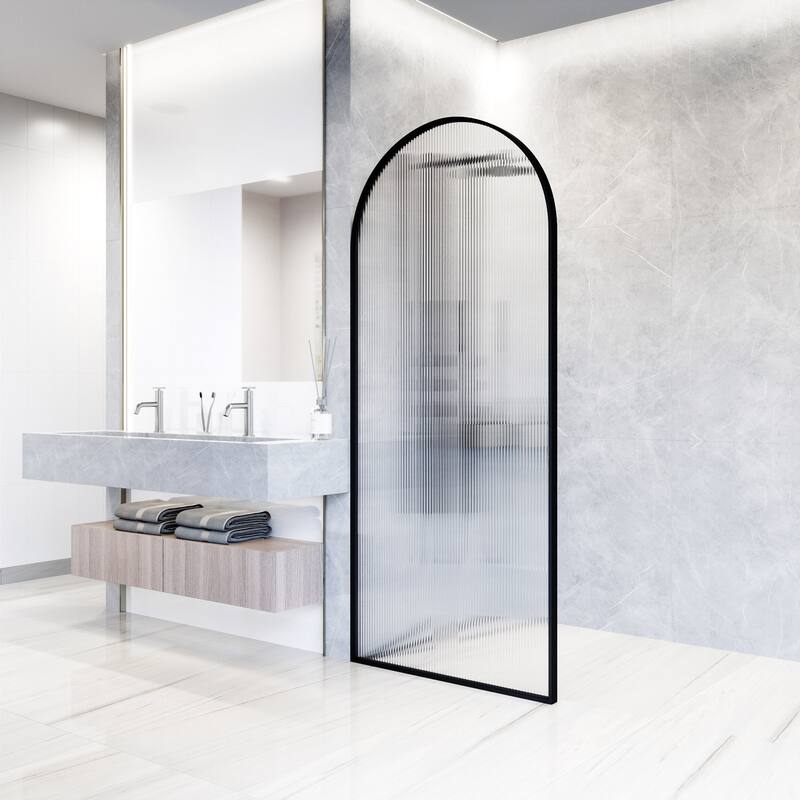Vigo VG6078FL3478 Arden 78" High x 34" Wide Shower Screen Framed