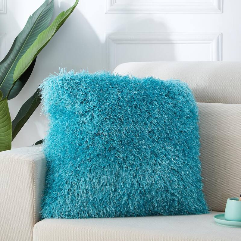 Manhattan Collection Shag Pillow