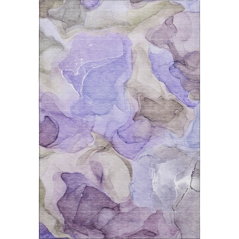 Premium Washable Super Soft Abstract Watercolor Mayfield Rug