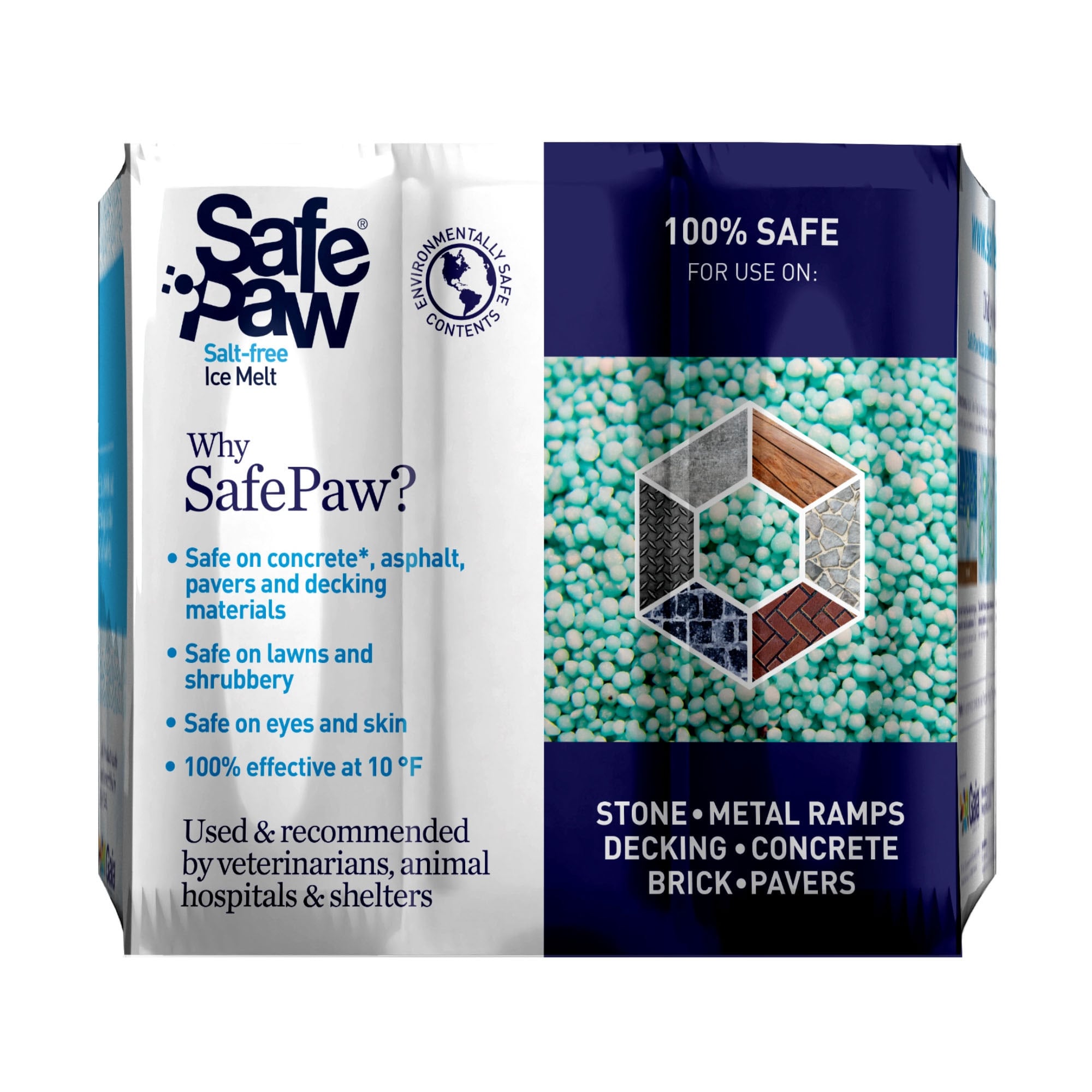 Safe Paw Dog Pet Saltless Ice Snow Melt for Various Terrain, 22 Pound  Flexicube 13.50 x 9.60 x 9.30 inches Bed Bath  Beyond 35247349