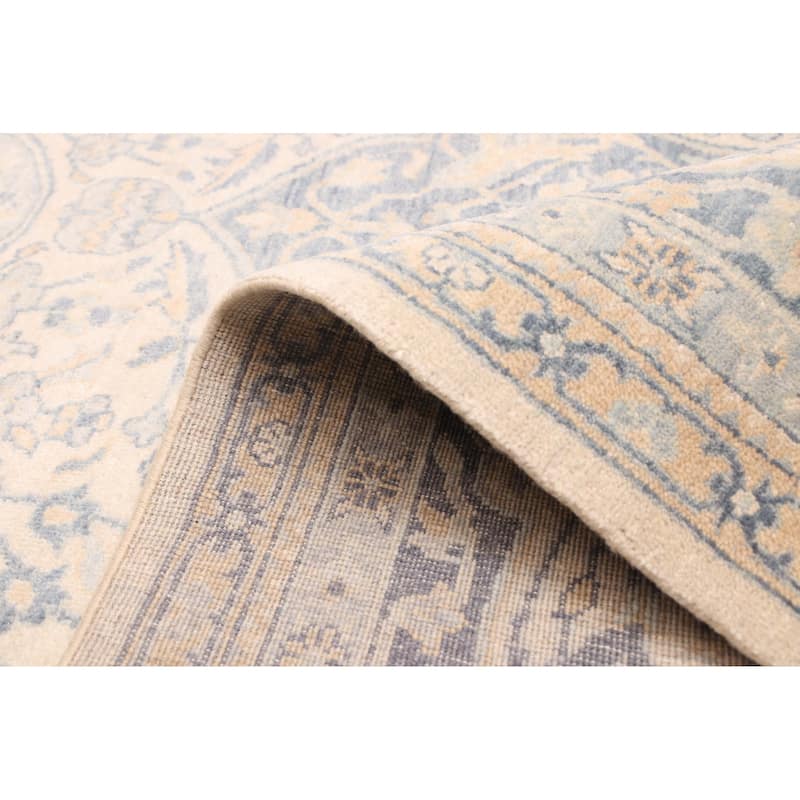 ECARPETGALLERY Hand-knotted Jamshidpour Ivory Wool Rug - 8'11 x 11'11