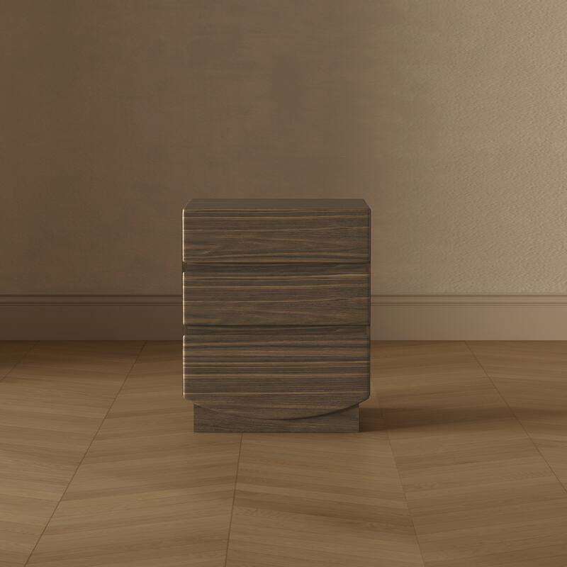 Ardea 20" Nightstand in Natural Oak (3-Drawer)