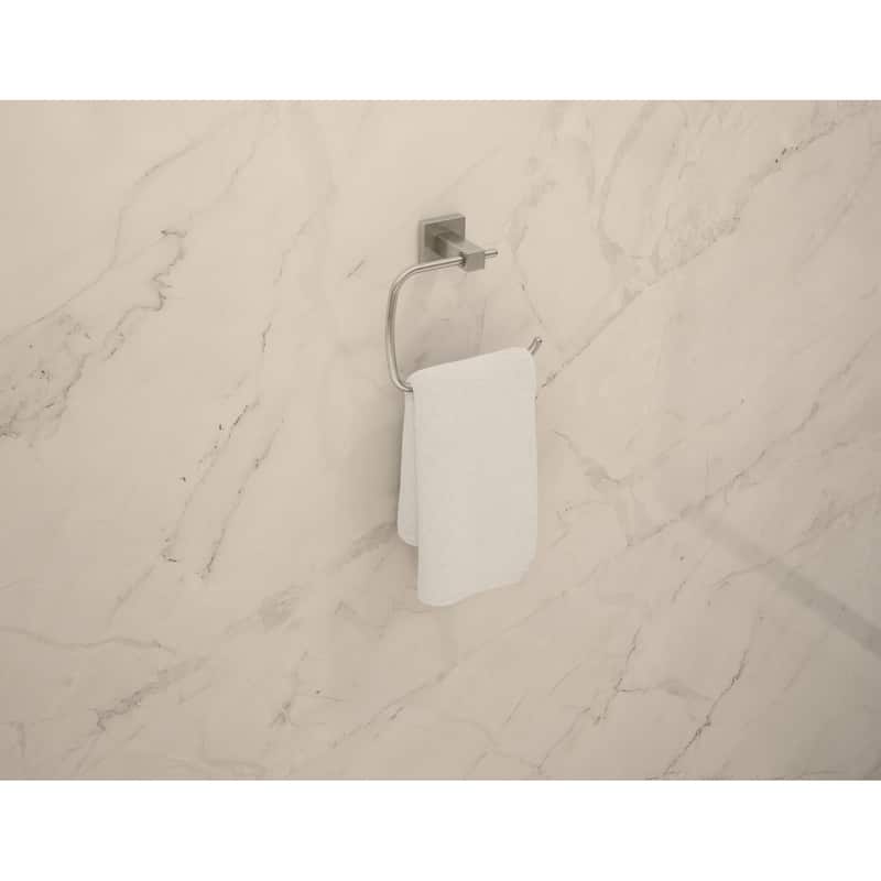 Symmons Duro Bathroom Hardware Set - Includes Towel Bar, Robe Hook,