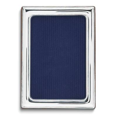 Curata 925 Sterling Silver Tarnish Resistant 7.5x9.5 Photo Frame with Finished Wood Back