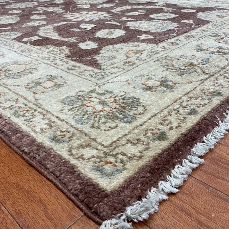 HERAT ORIENTAL Handmade Oushak Wool Rug - 3'10" x 6'2"