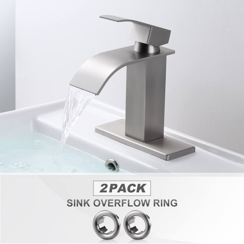 WOWOW 1.2 in. Sink Basin Trim Overflow Cover (2-Pack)