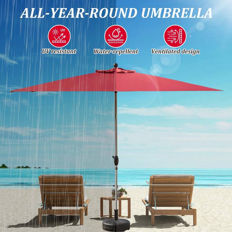 Aluminum Frame Patio Umbrella - Easy Tilt