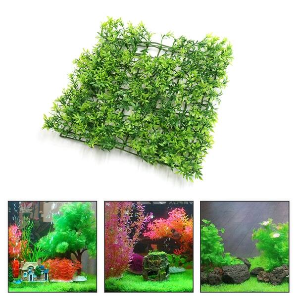 Shop Green Plastic Grassland Lawn Aquarium Fish Tank Aquascape