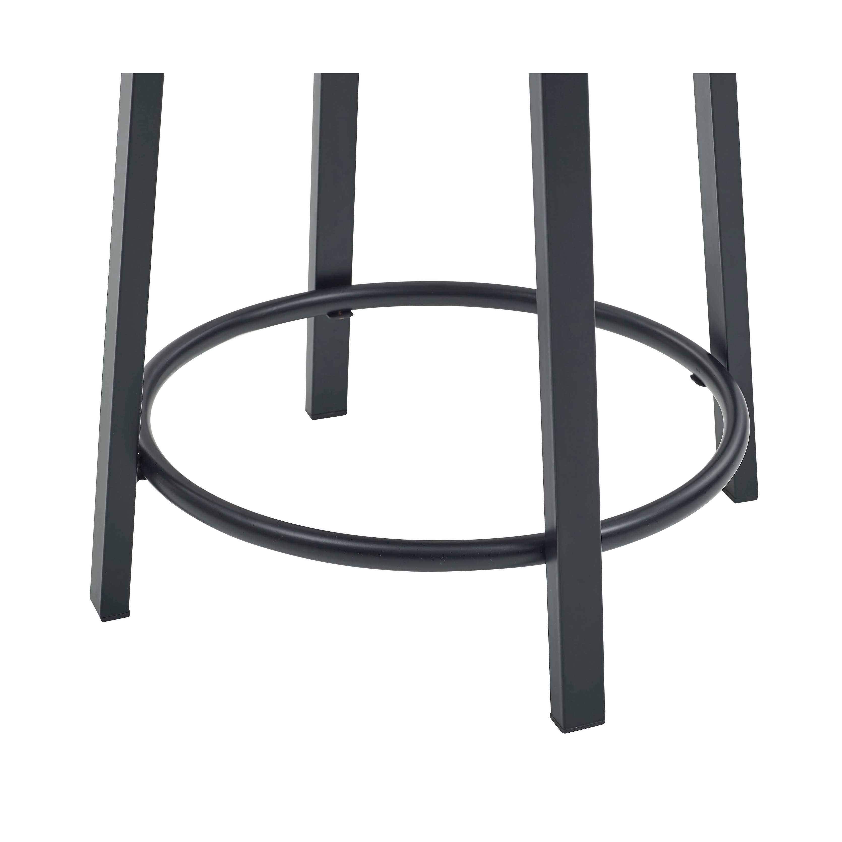 Set of 2 Swivel Stool with Metal Frame(Only Dining Chairs)