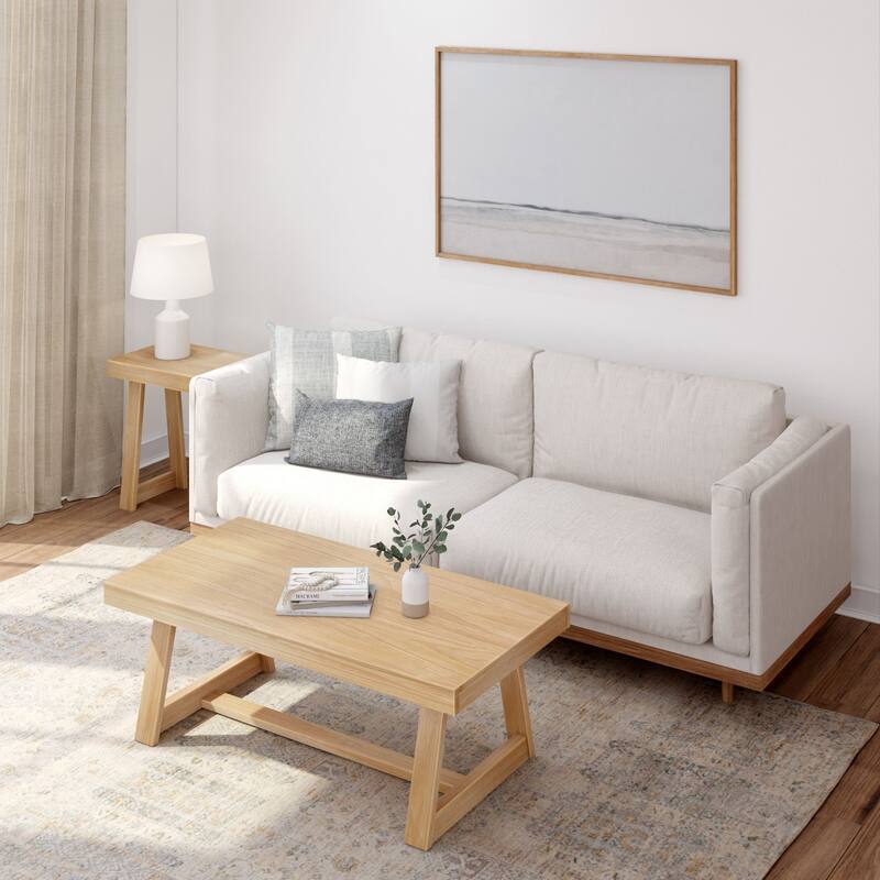 Plank and Beam Classic Rectangular Trestle Leg Coffee Table - 48"