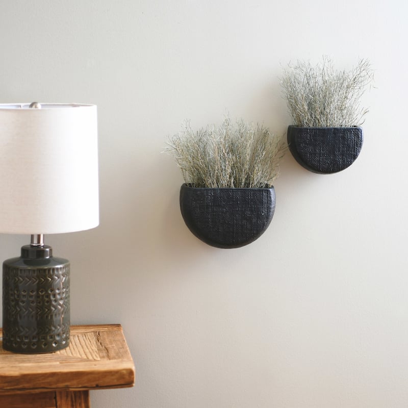 Stoneware Wall Planters