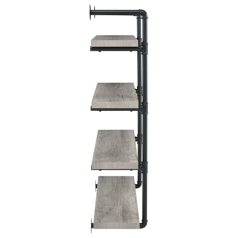 Elmcrest Farmhouse 39-inch 4-shelf Wall Bookshelf