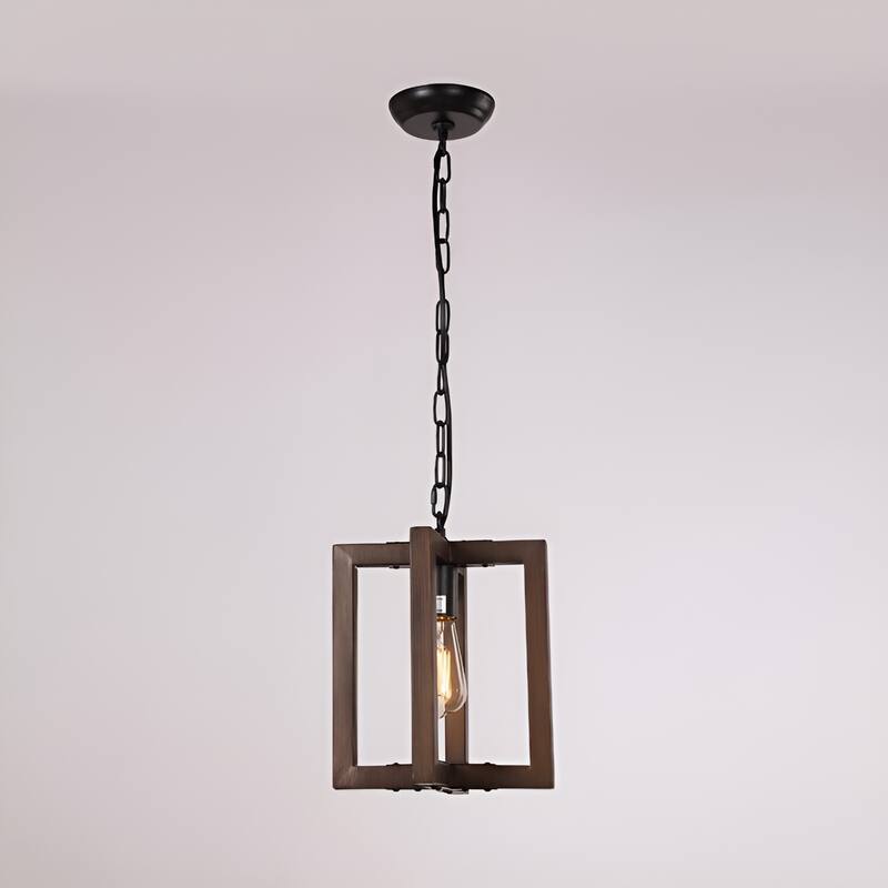 1-Light Lantern Square/Rectangle Pendant
