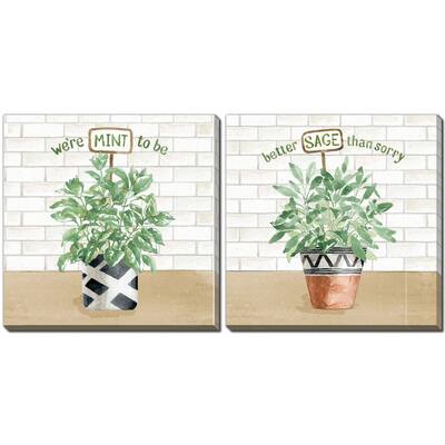 Mint and Sage Set of 2