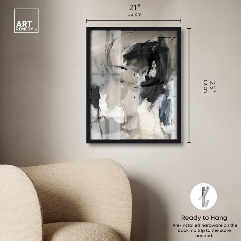 Scribbled Energy I Shadowbox by Art Remedy