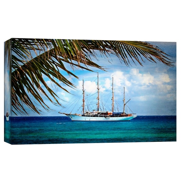 PTM Images 9-101700 PTM Canvas Collection 8" x 10" - "Turquoise Adrift" Giclee Ships Art Print on Canvas