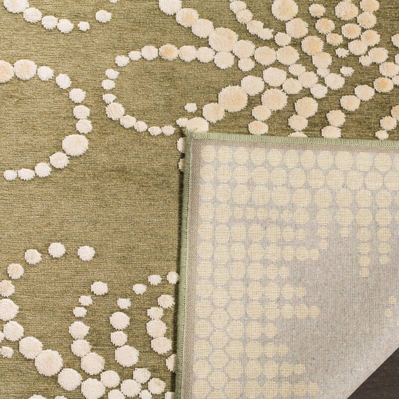 Martha Stewart by SAFAVIEH Handmade Fountain Swirl Viscose Rug