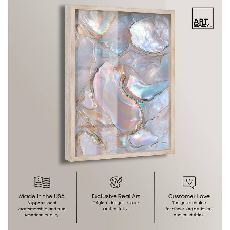 Fluid Preciousness III Shadowbox by Art Remedy